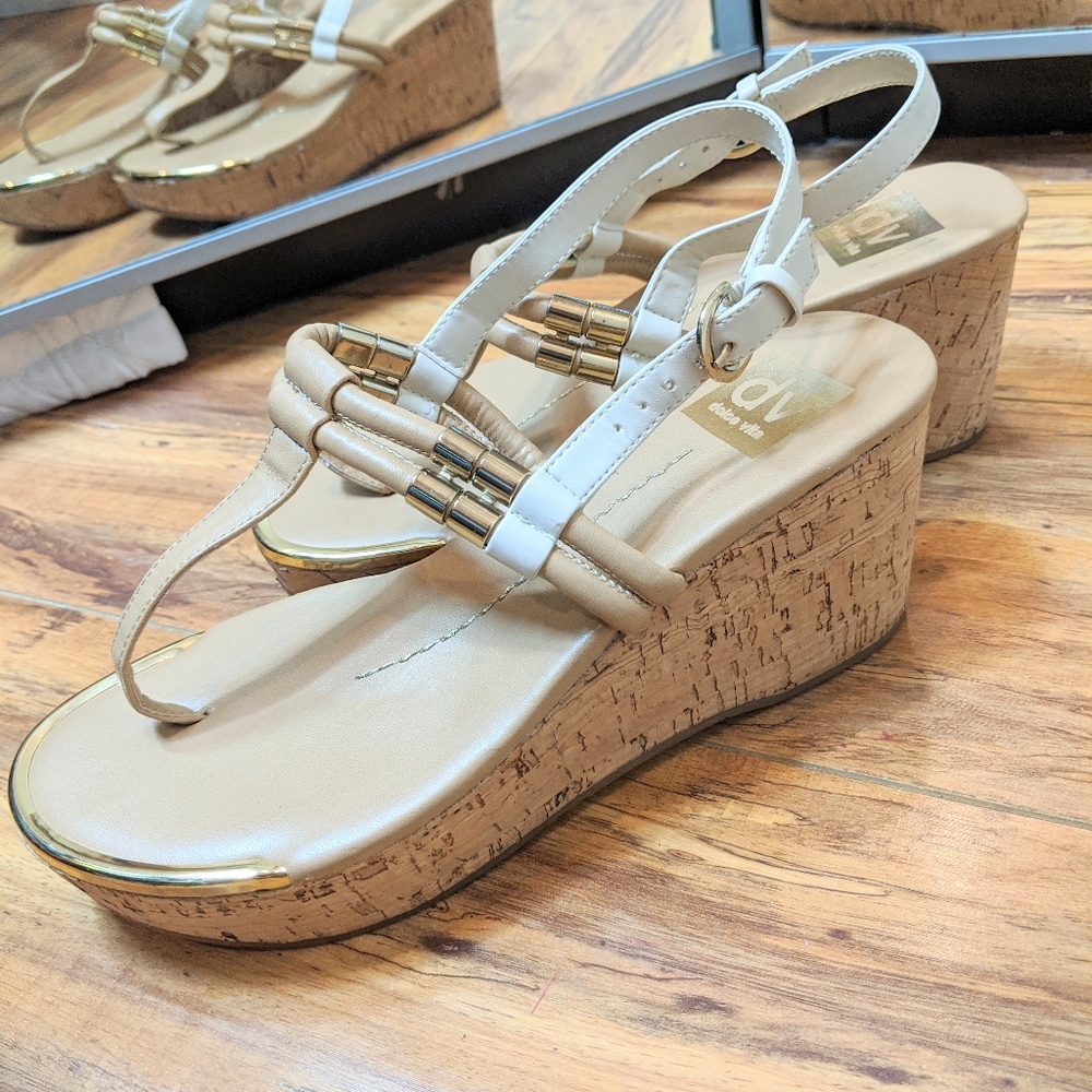 Dolce Vita Tan / Beige / Cream Platform Sandles
